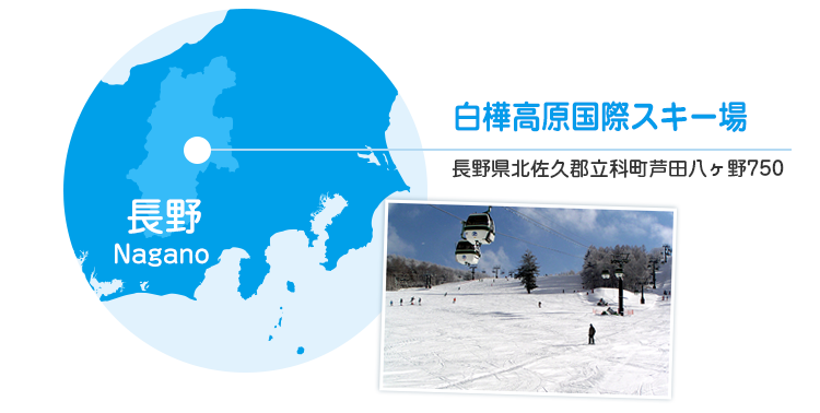 白樺高原国際スキー場　マップ