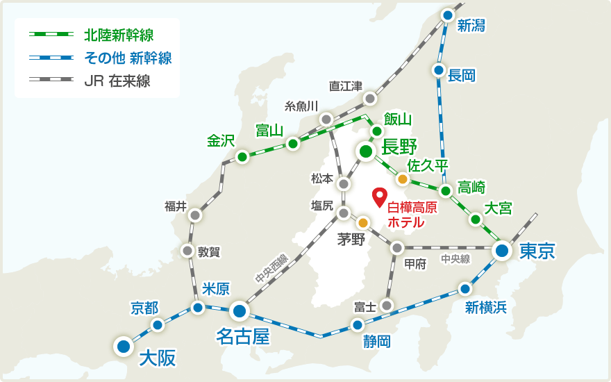 電車　マップ