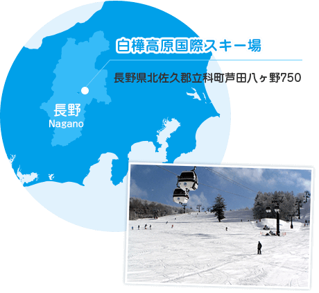 白樺高原国際スキー場　マップ